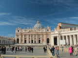 Схема важных мест и достопримечательностей на площади Собора Св. Петра в Ватикане