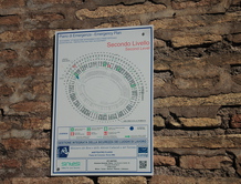 Схема  одного из ярусов Колизея