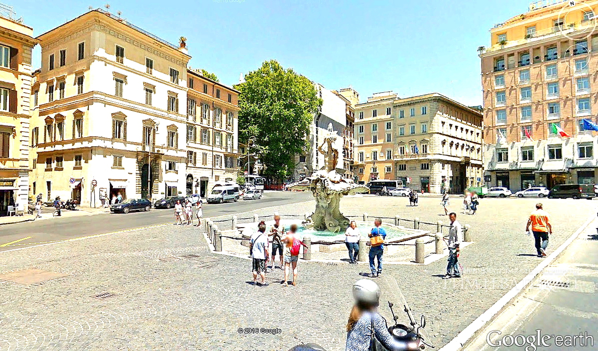 Вид на площадь Барберини