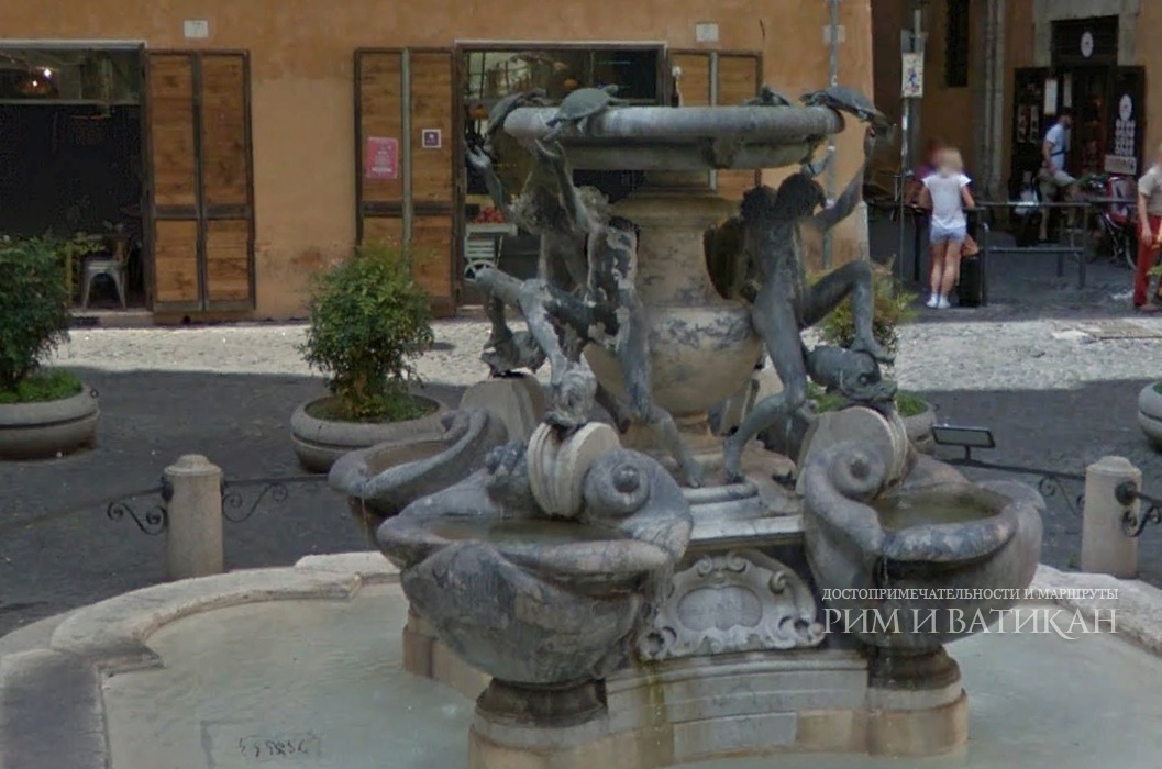Черепаший фонтан - Fontana delle Tartarughe в Риме